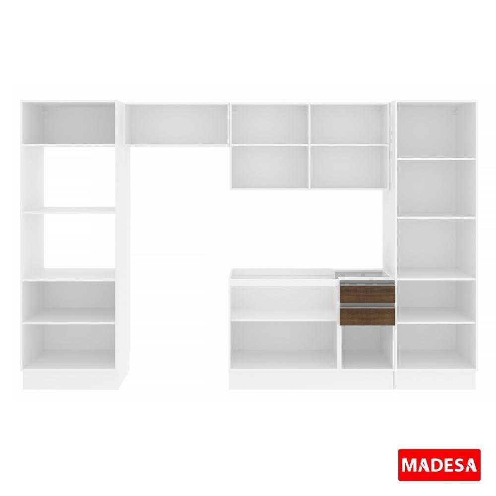Cozinha Acordes Glamy Rustic MDF 11 Portas Madesa - 8
