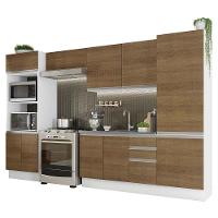 Cozinha Acordes Glamy Rustic MDF 11 Portas Madesa - 15