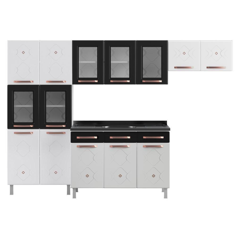 Cozinha Aço Completa Telasul Mirage New Pto C/ Balcão P/ Pia - 6