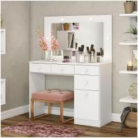 Penteadeira Com Led Henn Branco - 2