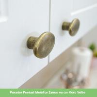 Cozinha Compacta 05 Peças C/ Aéreo 3 Portas Com Vidro Branco - 8