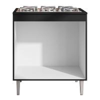 Balcão Para Cooktop Cozinha 4/5 Bocas Com Tampo 2 Portas - 7