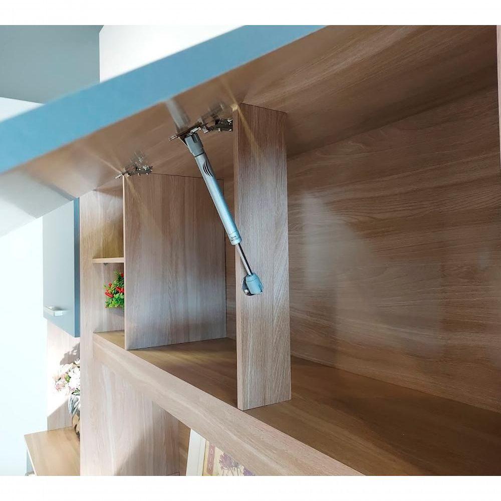 Cozinha 6 Portas 2 Gavetas Selecta 96211 Avena Grafito - 2