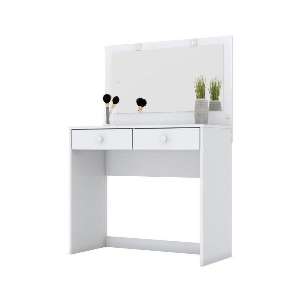 Penteadeira Com Led Daila Henn Branco - 1