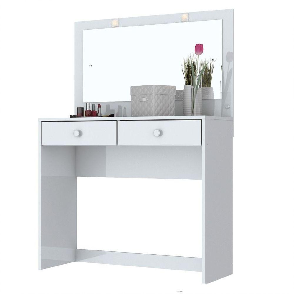 Penteadeira Com Led Daila Henn Branco - 6