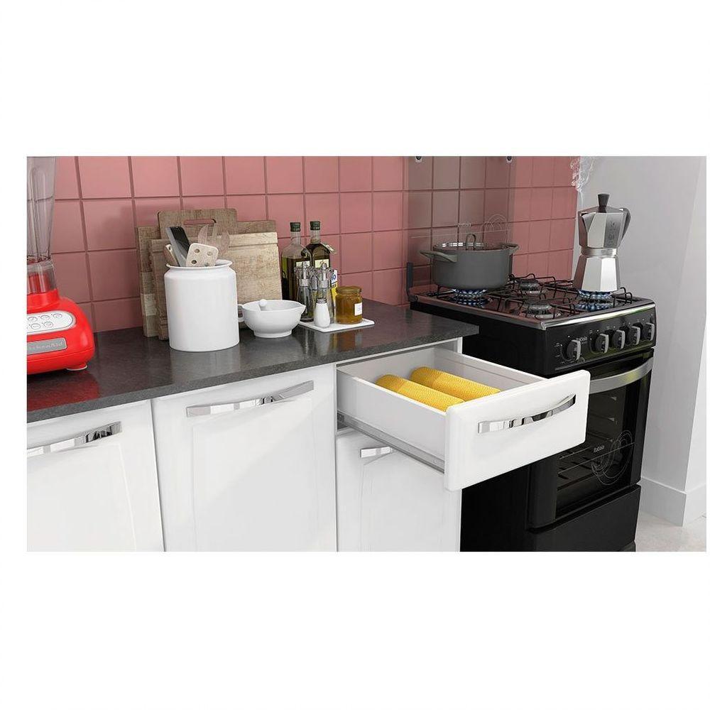 Cozinha De Aço Compacta 4 Peças Amanda Itatiaia Branco - 3
