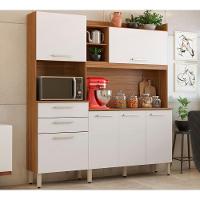 Cozinha 6 Portas 2 Gavetas Selecta 96211 Amendola Branco - 6