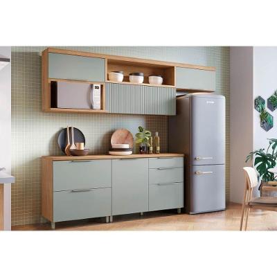 Cozinha Completa Marquesa 5 Peças Nature/Verde - Nesher