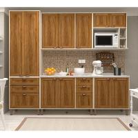 Cozinha Modulada Completa Com 5 Peças E Tampo Sofia Pátina Ff Com Moscatto Ff - 1