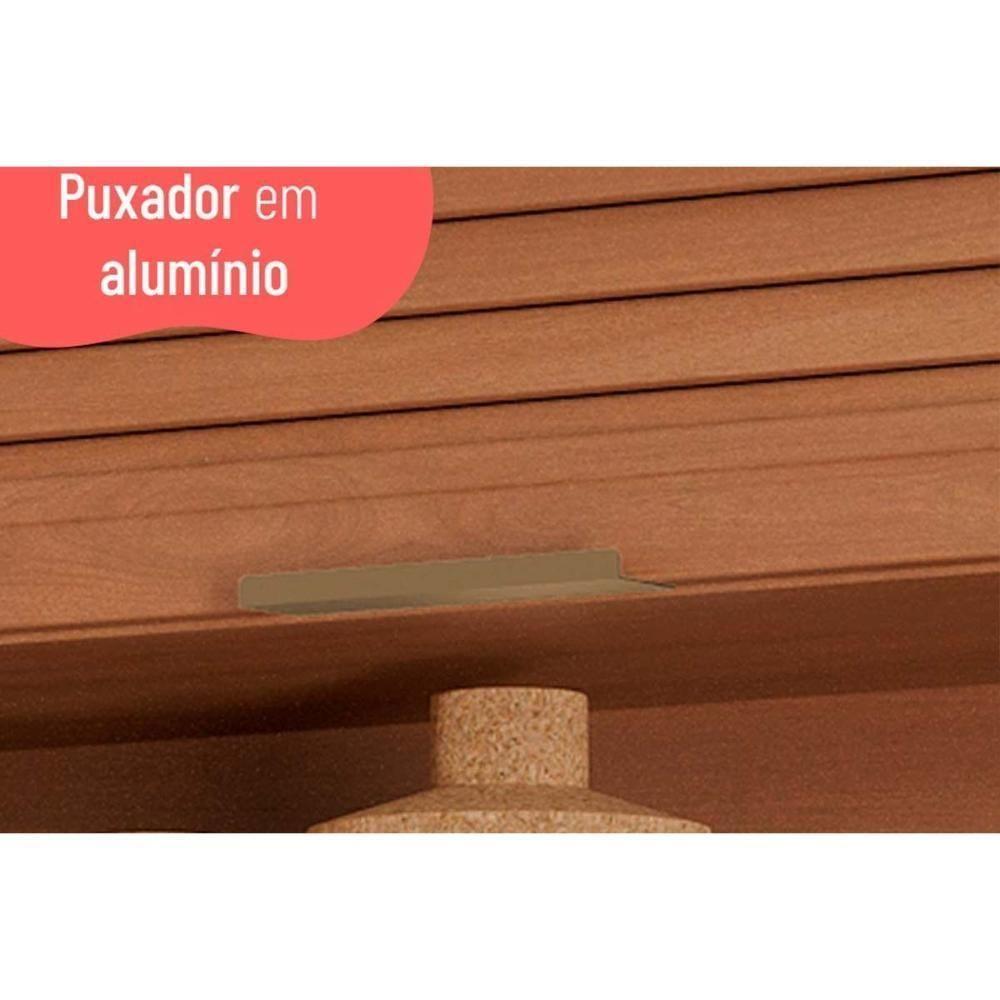 Cozinha Completa Thela Macadâmia 6 Peças c/ Armário Freijo/Branco - Telasul - 5