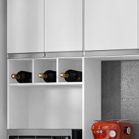 Cozinha Modulada 5 Peças 281 Cm Andreia Branco Reajl Branco - 3