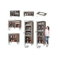 Cozinha Connect C/ (torre QuentePaneleiro Aéreos Gabinetes C/ Tampo P/ Cooktop) Cz Duna/cristalHenn - 2