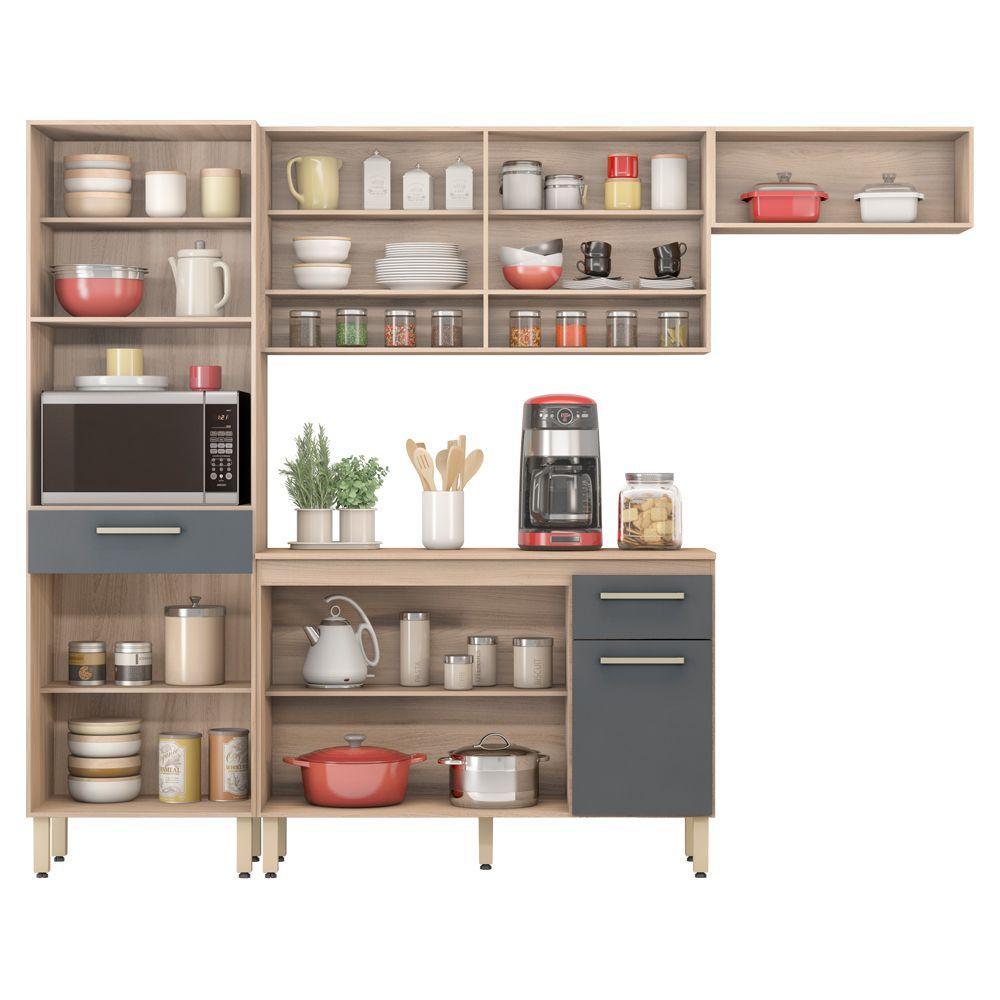 Cozinha Compacta Dama Com Balcão 4 Peças Demóbile - 2