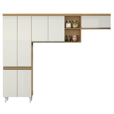 Cozinha Compacta 3 Peças 270cm 2012190 Atacama Off White Armoveis Atacama Off White