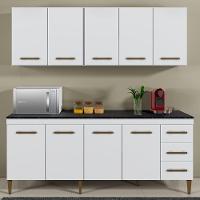 Cozinha Completa 9 Portas E 3 Gavetas Atenas Kaiki Moveis Branco - 2