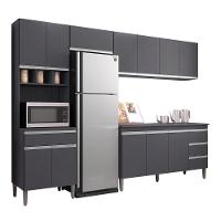 Cozinha Modulada 5 Peças 281 Cm Andreia Cinza Reajl Cinza - 1