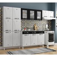 Cozinha De Aço Completa Telasul Portas 3 vidros Balcão Pia - 1