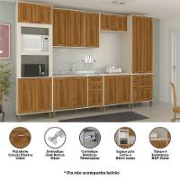 Cozinha Completa Com 6 Peças Sem Pia Sofia Pátina Ff Com Moscatto Ff - 5