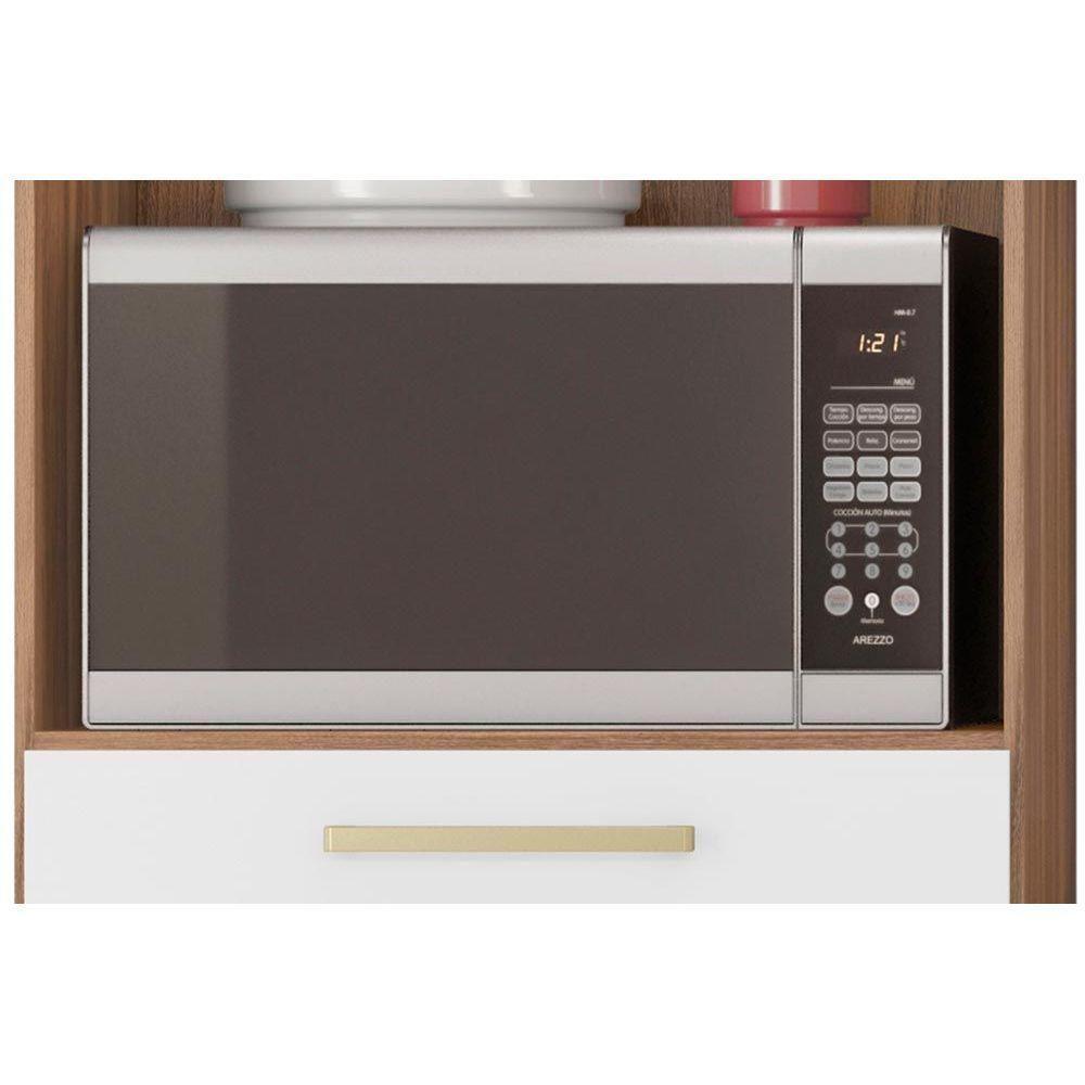 Kit de Cozinha Compacta Select c/ 6 Portas e 2 Gavetas Amendola/Branco - Demóbile - 5