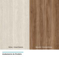 Cozinha Completa Modulada Com 6 Peças E Vidro Reflecta Sofia Pátina Com Moscatto - 7