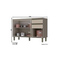 Cozinha Completa Connect ( Armários Balcões Paneleiros Complementos) Duna/cristalHenn - 13