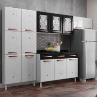 Cozinha Aço Completatelasul Mirage New Bco/pto 3v C/balcão - 1