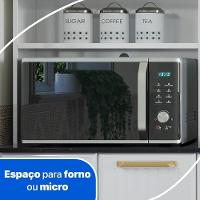 Cozinha De Aço Compacta Telasul Diamante 4Pçs C/ Kit Branco