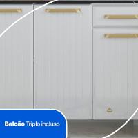 Cozinha De Aço Compacta Telasul Diamante 4Pçs C/ Kit Branco - 9