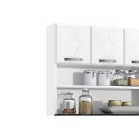 Kit de Cozinha Compacta Rubi Smart c/ 6 Portas e 1 Gaveta 105cm Branco - Telasul - 11