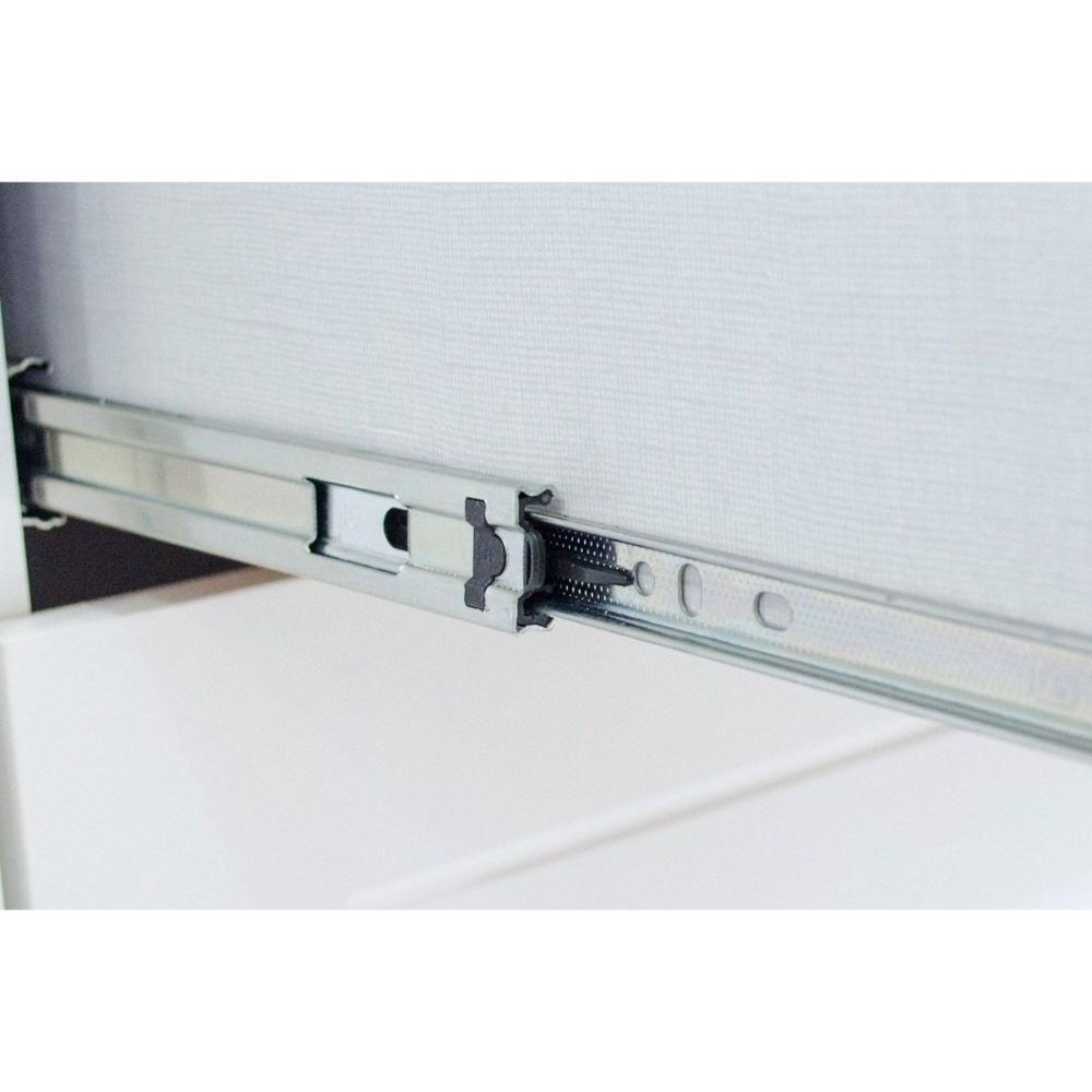 Kit de Cozinha Modulada 10 Peças Americana  (4 Aéreos + 3 Balcões + 3 Tampos) CZ266 Branco - 5