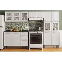 Cozinha Modulada Bertolini Evidence  4 Peças (2 Armários + 1 Balcão + 1 Paneleiro) C4P55 Branco - 1