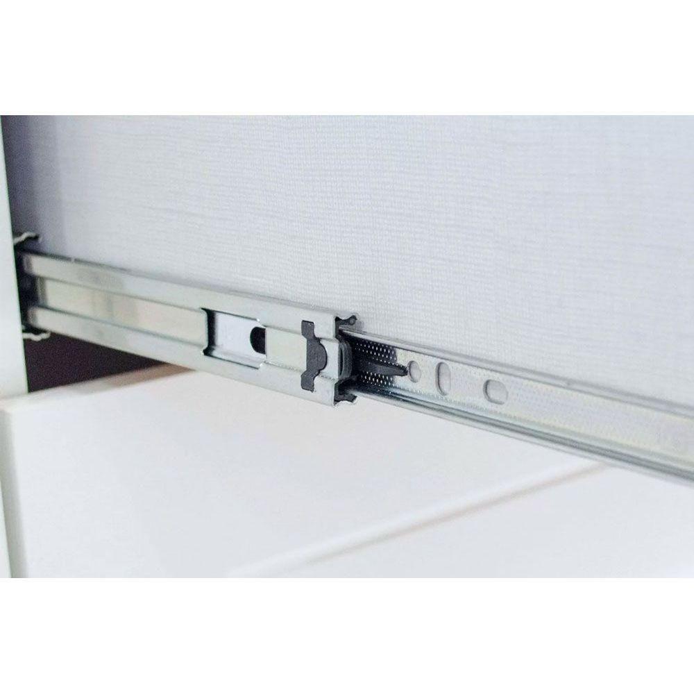 Kit de Cozinha Modulada 5 Peças Americana  (3 Armários + 1 Balcão + 1 Complemento) C5P11 Branco - Henn - 9