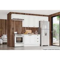 Kit de Cozinha Modulada 5 Peças Americana  (3 Armários + 1 Balcão + 1 Complemento) C5P11 Branco - Henn - 2