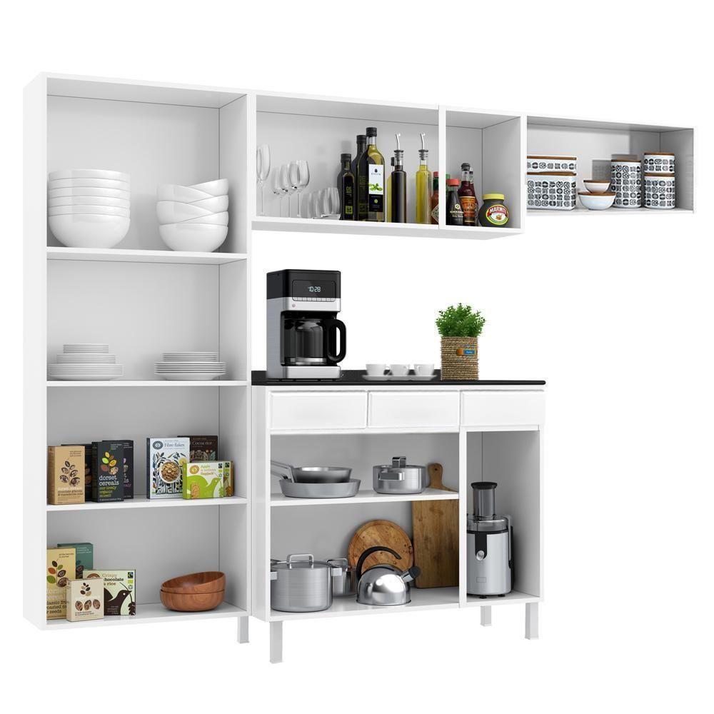 Cozinha De Aço Completa Telasul Diamante 4Pçs 3Vd Branco - 7
