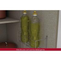 Kit de Cozinha Completa 8 Peças Connect  (3 Armários + 2 Balcões + 1 Paneleiro + 2 Complementos) C8P04 Duna/Cristal - Henn