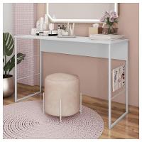 Penteadeira Para Salão Aparador 120cm Branco Fabrick Caemmun - 1