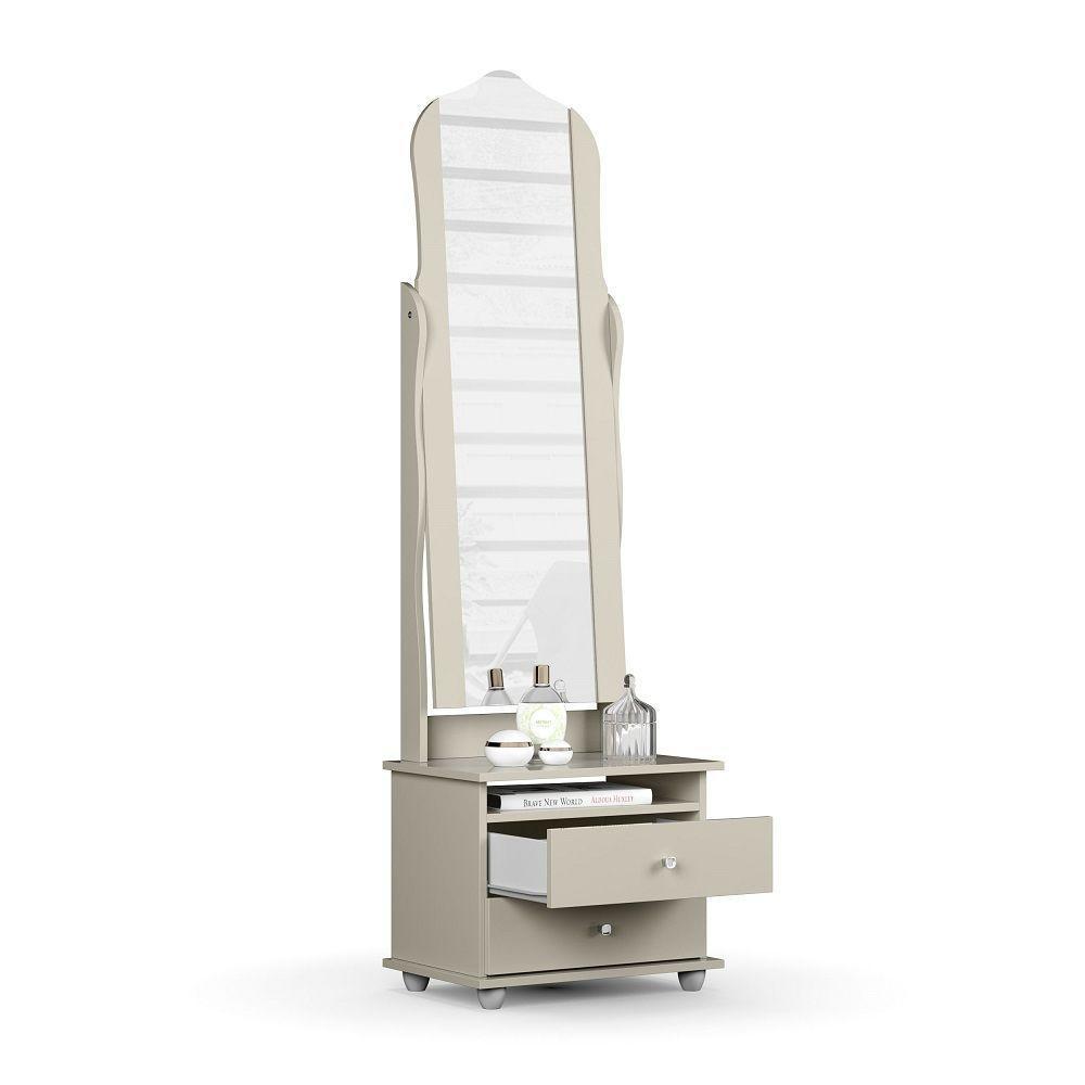 Toucador Magic 2 Gavetas Com Espelho Grande Patrimar Moveis - 4