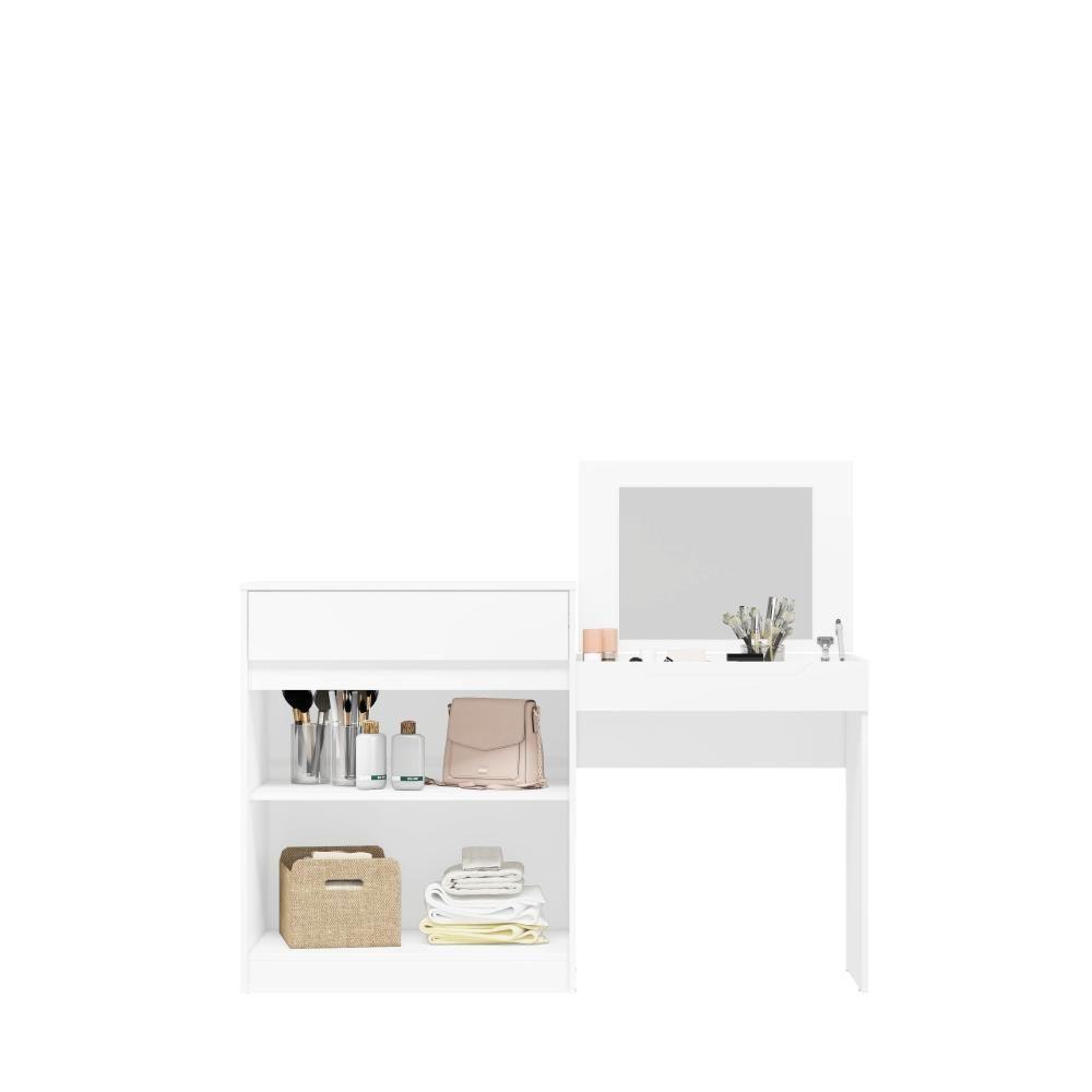 Penteadeira Ava Branco Fosco Liso - 3