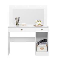 Penteadeira Camarim Com Led E Espelho Bella Branco 991440 - 1