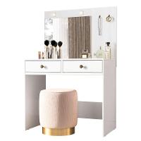 Penteadeira Camarim Com Led E Espelho Ideal Branco 992440 - 1