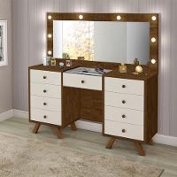 Penteadeira 8 Gavetas Porta Joias Finn Malbec off White - 3