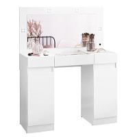 Penteadeira Camarim C/Luz De Led 2 Portas 3 Gavetas Branco - 2