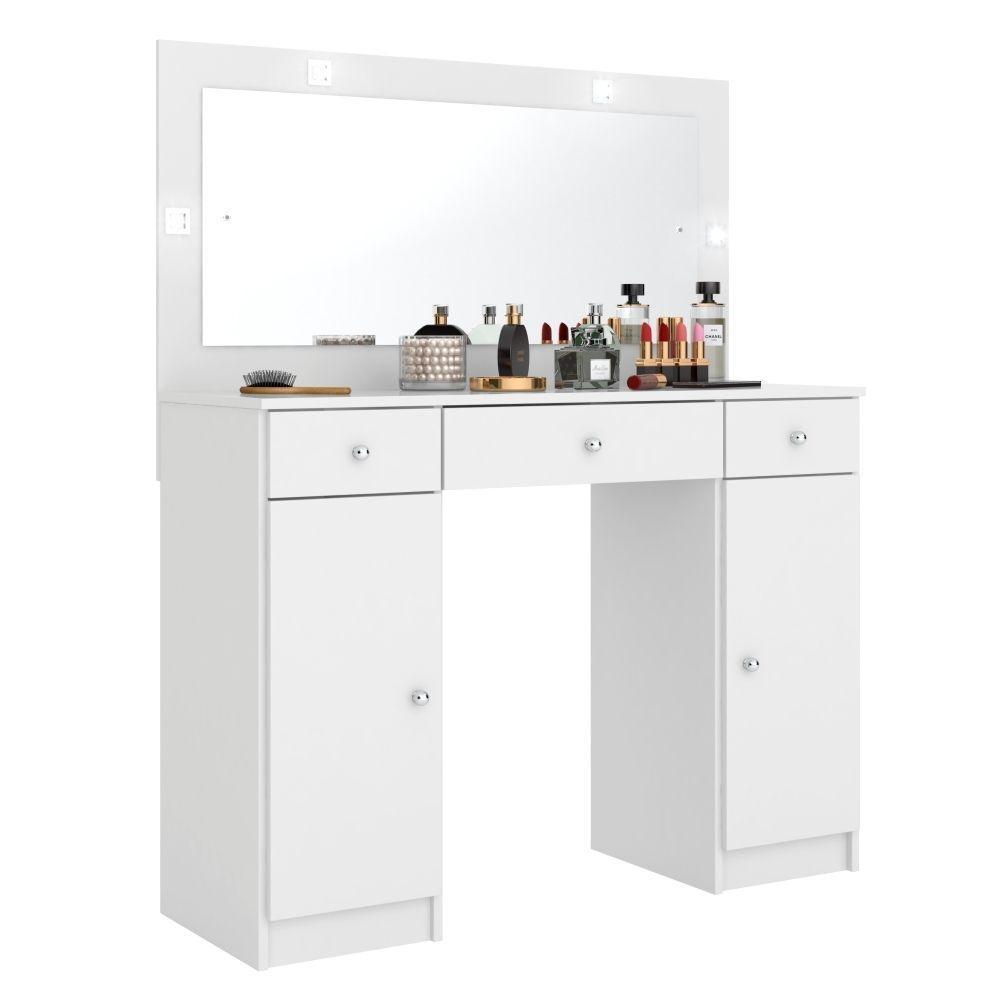 Penteadeira Com Led Bailey Branco - 4