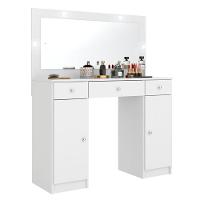 Penteadeira Com Led Bailey Branco