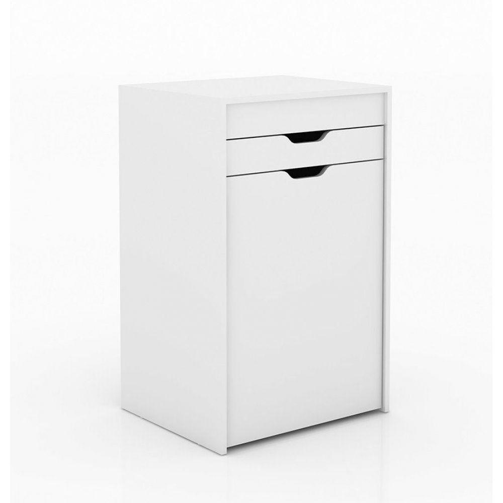 Penteadeira Compacta com Espelho Branco/rosa Tecno Mobili - 7