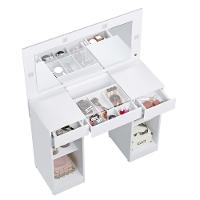 Penteadeira Com Espelho E Led 3 Gavetas Beauty A02 Branco - 5