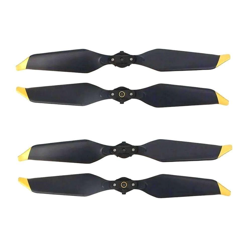 2 Pares Hélices Dobráveis Dourado de Drone DJI Mavic Pro Platinum - 3