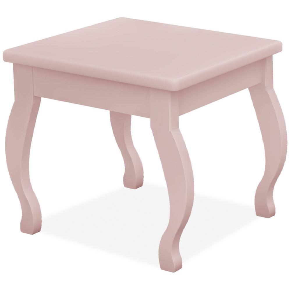 Banqueta Para Penteadeira Em Mdf 022034 Rose Lpa Rose - 1
