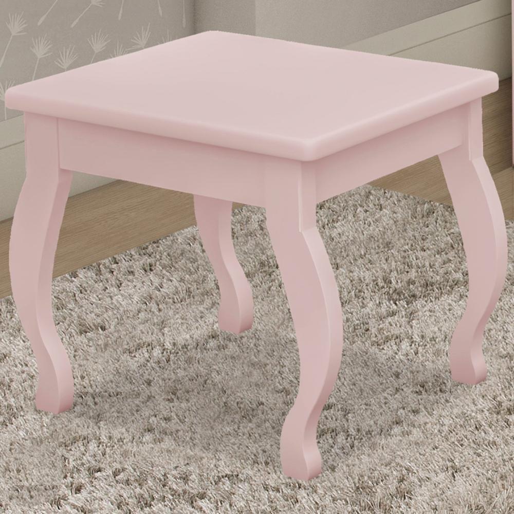 Banqueta Para Penteadeira Em Mdf 022034 Rose Lpa Rose - 5