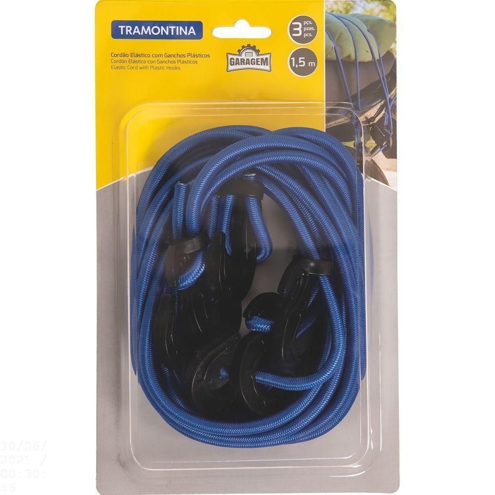 Cordão Elástico Tramontina Com Ganchos Plásticos 3 Peças Tramontina - 2